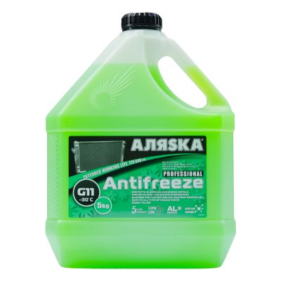 Антифриз АЛЯСКА G11 -30° зеленый 5л 9008