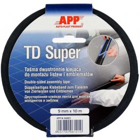 Клейкая лента APP TD SUPER двухсторонняя синяя 040821 9мм*10м
