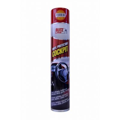 Полироль Blitz Line Vinyl Protectant Cockpit универсальный персик 0,75л