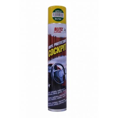 Полироль Blitz Line Vinyl Protectant Cockpit универсальный яблоко 400мл