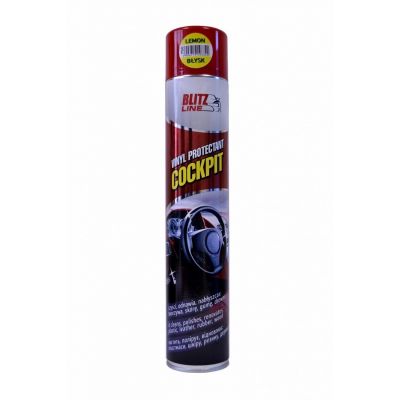 Полироль Blitz Line Vinyl Protectant Cockpit универсальный лимон 0,75л