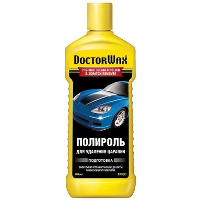Поліроль DoctorWax Pre-Wax Cleaner Polish & Scratch Remover для видалення подряпин DW8275 300мл