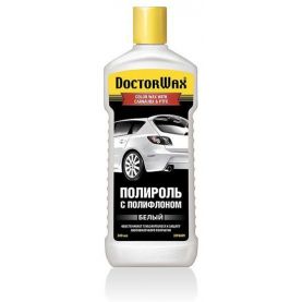 Поліроль DoctorWax Color Wax with Carnauba & PTFE з поліфлоном білий DW8409 300мл