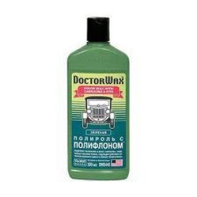 Поліроль DoctorWax Color Wax with Carnauba & PTFE з поліфлоном зелений DW8449 300мл
