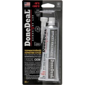 Герметик прокладка DoneDeaL + 345 ° C сірий DD6733 85г