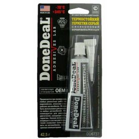 Герметик прокладка DoneDeaL силіконовий + 345 ° C сірий DD6733 42,5г