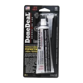 Герметик прокладка DoneDeaL силіконовий + 345 ° C сірий DD6735 205г