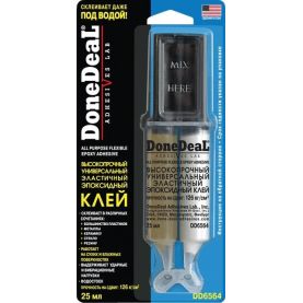 Клей Donedeal эпоксидный высокопрочный универсальный эластичный DD6564 25мл