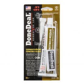 Герметик прокладка DoneDeaL + 370 ° C з міддю силіконовий DD6729 85г