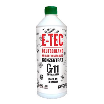 Антифриз E-TEC Glycsol Gt11 -40 зеленый 1л 10526