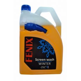 Омивач скла зимовий FENIX -25 ПЕ Мандарин (оранж) 4л