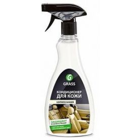 Очиститель-кондиционер кожи Leather Cleaner тригер Grass 0,5л