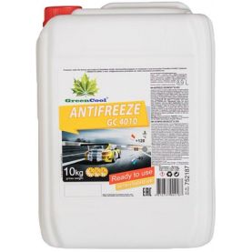 Антифриз GreenCool Antifreeze GC4010 G11 -40°C жёлтый 10л 752187