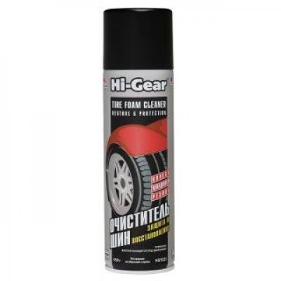 Очиститель Hi-Gear Tire Foam Cleaner Restore & Protection для шин пенный HG5331 454мл