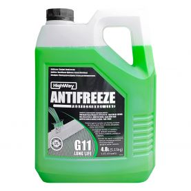 Антифриз HighWay LONG LIFE G11 -40°C зеленый 5л