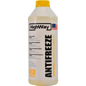 Антифриз HighWay G13 концентрат желтый 1,5л 10025