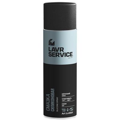 Смазка проникающая LAVR Silicon spray Силиконовая 650мл Ln3501
