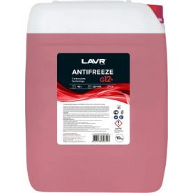 Антифриз LAVR Antifreeze Hybrid Technology G12 + -45 ° C червоний 10л Ln1711