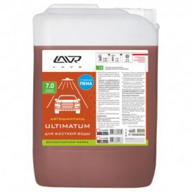 Автомобільний шампунь LAVR ULTIMATUM для жорсткої води для безконтактної мийки 5 л Ln2327