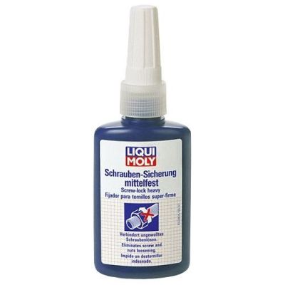 Фиксатор резьбы Liqui Moly Schrauben-Sicherung Mittelfest синий для разборных соединений 3802 50мл