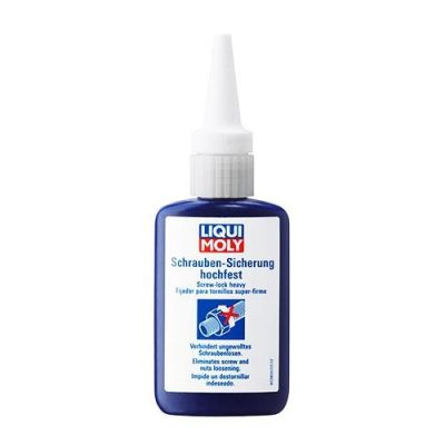 Фіксатор різьби Liqui Moly Schrauben-Sicherung Hochfest червоний для нерозбірних з'єднань 3804 50мл