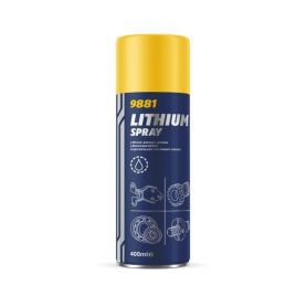 Смазка литиевая MANNOL Lithium spray универсальная 400мл 9881