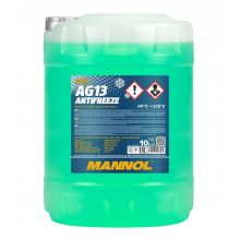 Антифриз MANNOL AG13 Hightec Antifreeze -40°C зелёный 10л MN4013-10