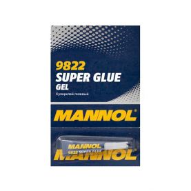 Клей MANNOL Super Glue Gel для пластмасс 3г 9822