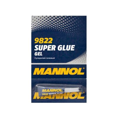 Клей MANNOL Super Glue Gel для пластмасс 3г 9822