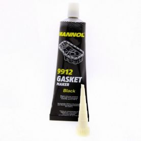 Герметик прокладка Mannol Black Gasket Maker +230 ° C чорний 9912 85г