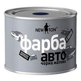 Фарба автомобільна NEW TON чорна мат, 450 мл 000000737
