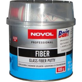 Шпатлёвка Novol FIBER со стекловолокном 1222 0,6кг