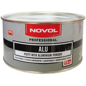 Шпатлёвка Novol ALU с алюминиевой пудрой 1165 1,8кг