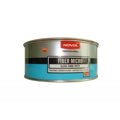 Шпатлёвка Novol Fiber Micro cо стекловолокном 1233 1кг