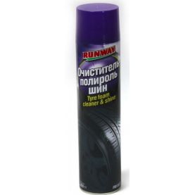 Очищувач Runway Tyre foam cleaner & shine для шин пінний RW6127 0,65л