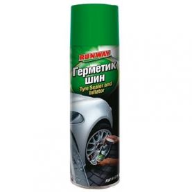 Герметик RUNWAY Tyre Sealer and Inflator для ремонта проколов покрышек RW6125 650мл