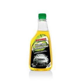 Автомобильный шампунь Runway Wash&Wax с полиролью RW5052 0,5л