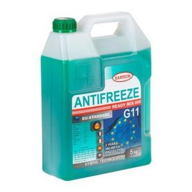 Антифриз SAMSON EU-Standard G11 -40°C зелений 5л 800954