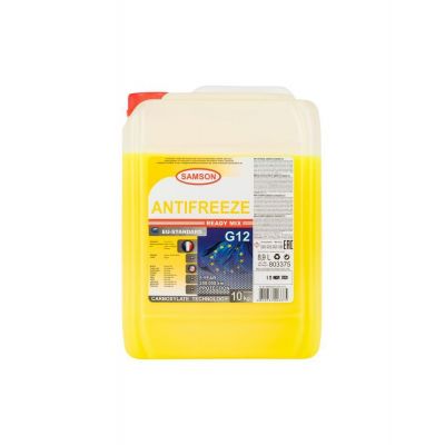 Антифриз SAMSON EU-Standard G12 -40°C жёлтый 10л 803375