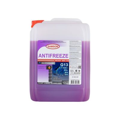 Антифриз SAMSON EU-Standard G13 -40°C фиолетовый 10л 803450