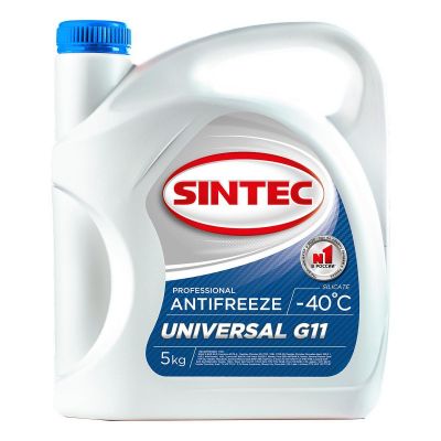 Антифриз Sintec Universal G11 -40°C синий 5л 800522