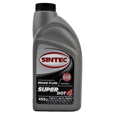 Тормозная жидкость Sintec SUPER DOT 4 0,5л