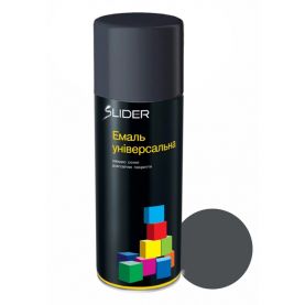 Краска (эмаль) аэрозольная SLIDER 7016 серый антрацит МАТ 400 мл 000023345