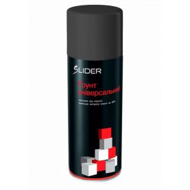 Грунт аэрозольный SLIDER черний 400 мл. 000021006 Грунт аэрозольный SLIDER черний 400 мл. 000021006