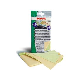 Салфетка для стекла Sonax Scheiben & FensterTuch с микрофибры двухслойная 416700