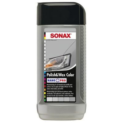 Полироль Sonax NanoPro с воском серый 296341 250мл