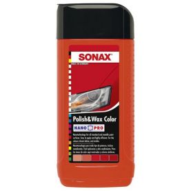 Полироль Sonax NanoPro с воском красный 296441 250мл