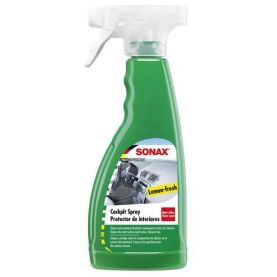 Поліроль Sonax Cockpit Spray Lemon-Fresh для пластику матовий лимон 358241 0,5л