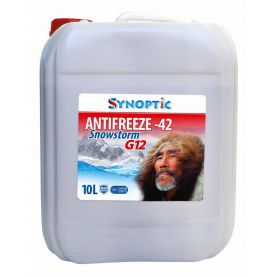 Антифриз Synoptic Snowstorm G12 -42 ° C червоний 10л