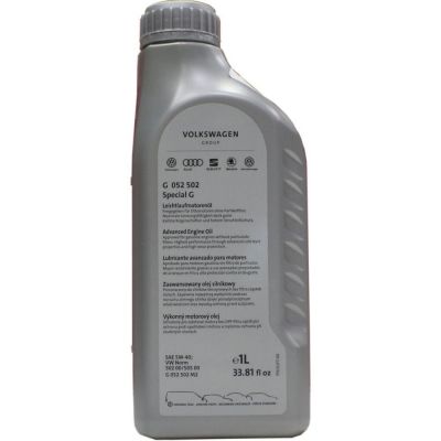 Автомобильное моторное масло VAG Special G 5W-40 1л G052502М2